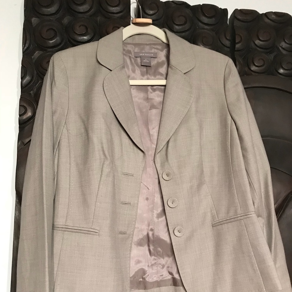 Ann Taylor Cream Blazer